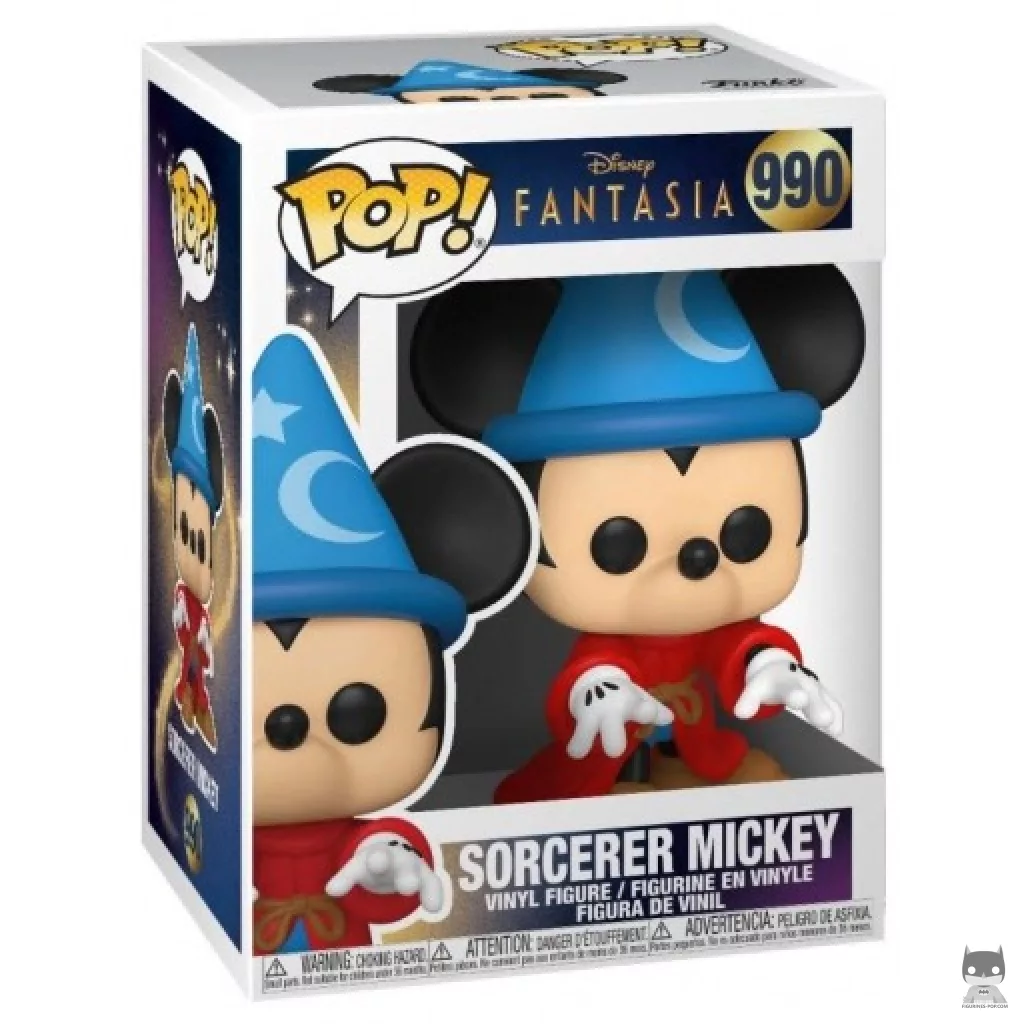 Figurine Funko POP Mickey Sorcier avec boîte