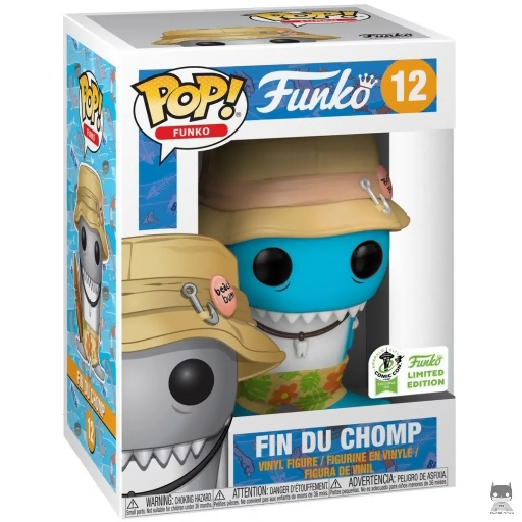 Figurine Funko POP Fin DuChomp (Bleu) avec boîte
