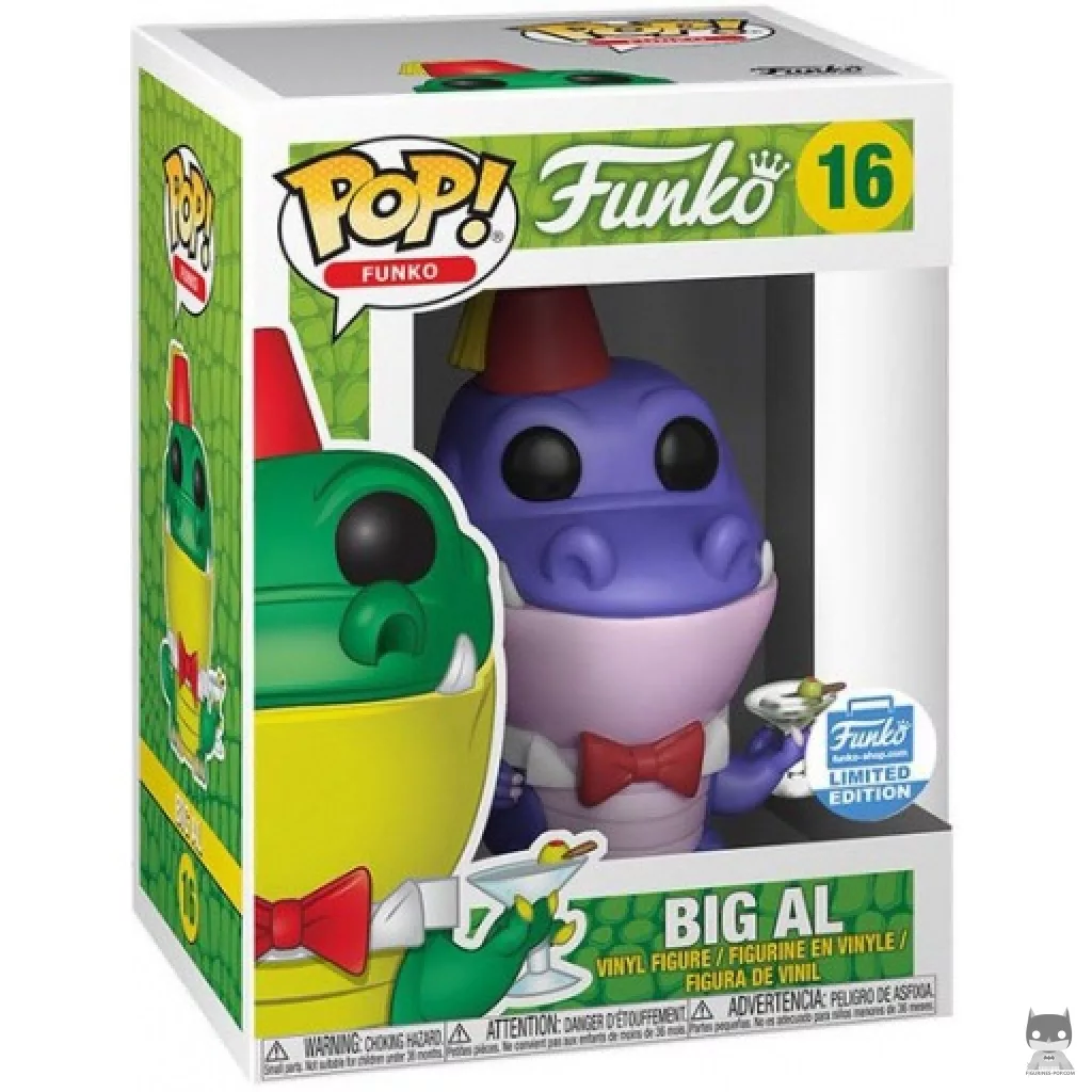 Figurine Funko POP Big Al (Lavande) avec boîte