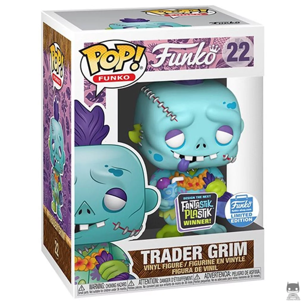 Figurine Funko POP Trader Grim avec boîte