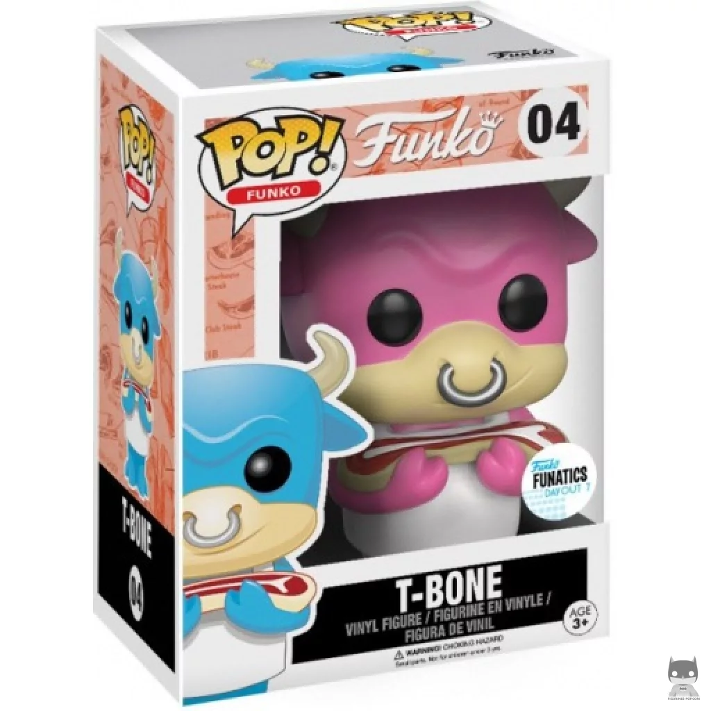 Figurine Funko POP T-Bone (Rose) avec boîte