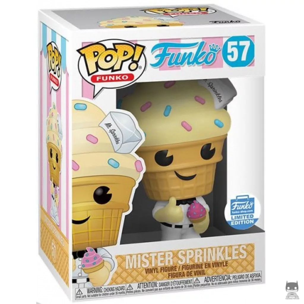 Figurine Funko POP Mr. Sprinkles (Vanille) avec boîte