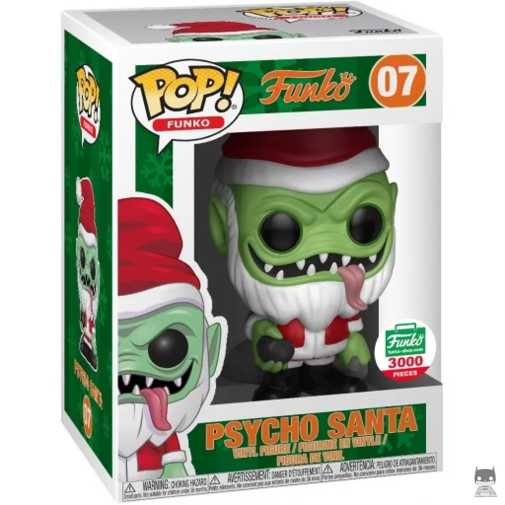 Figurine Funko POP Psycho Santa (Vert) avec boîte