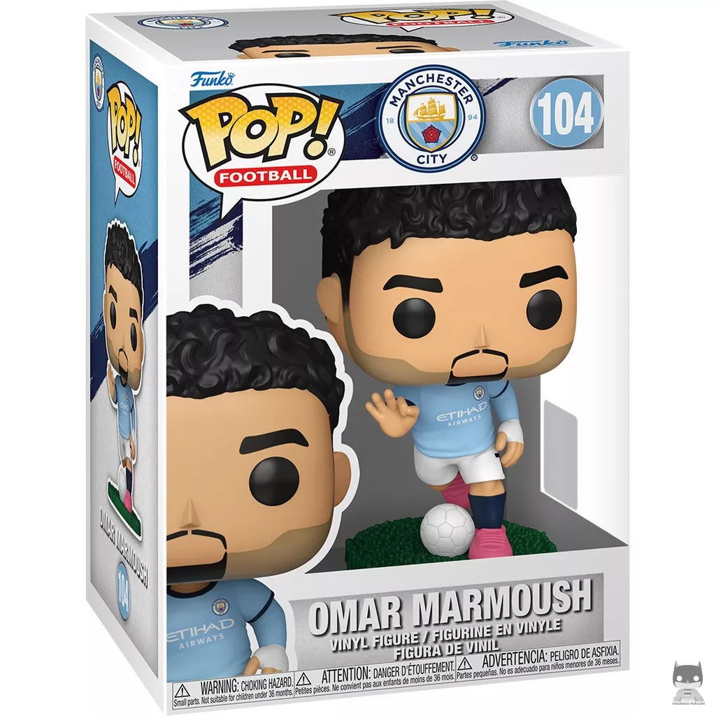 Figurine Funko POP Omar Marmoush (Manchester City) avec boîte