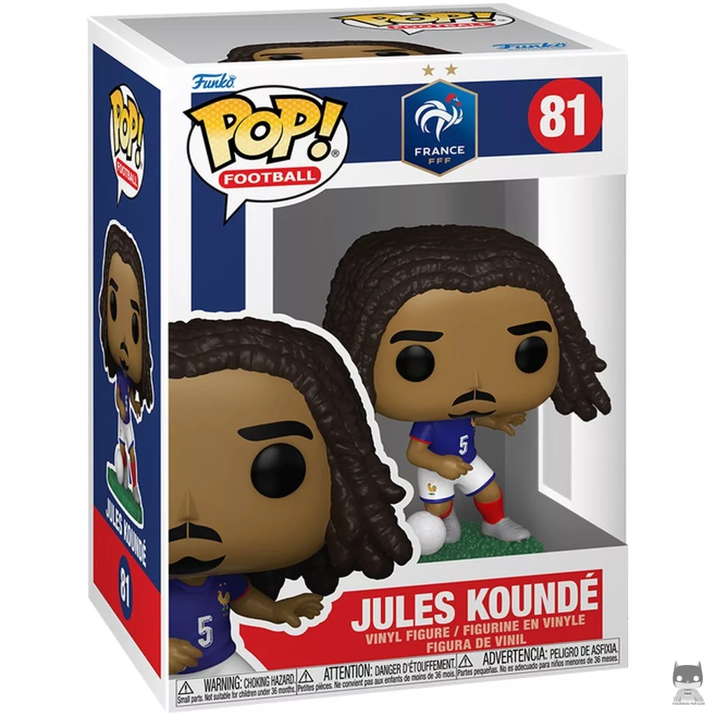 Figurine Funko POP Jules Koundé (Équipe de France) avec boîte