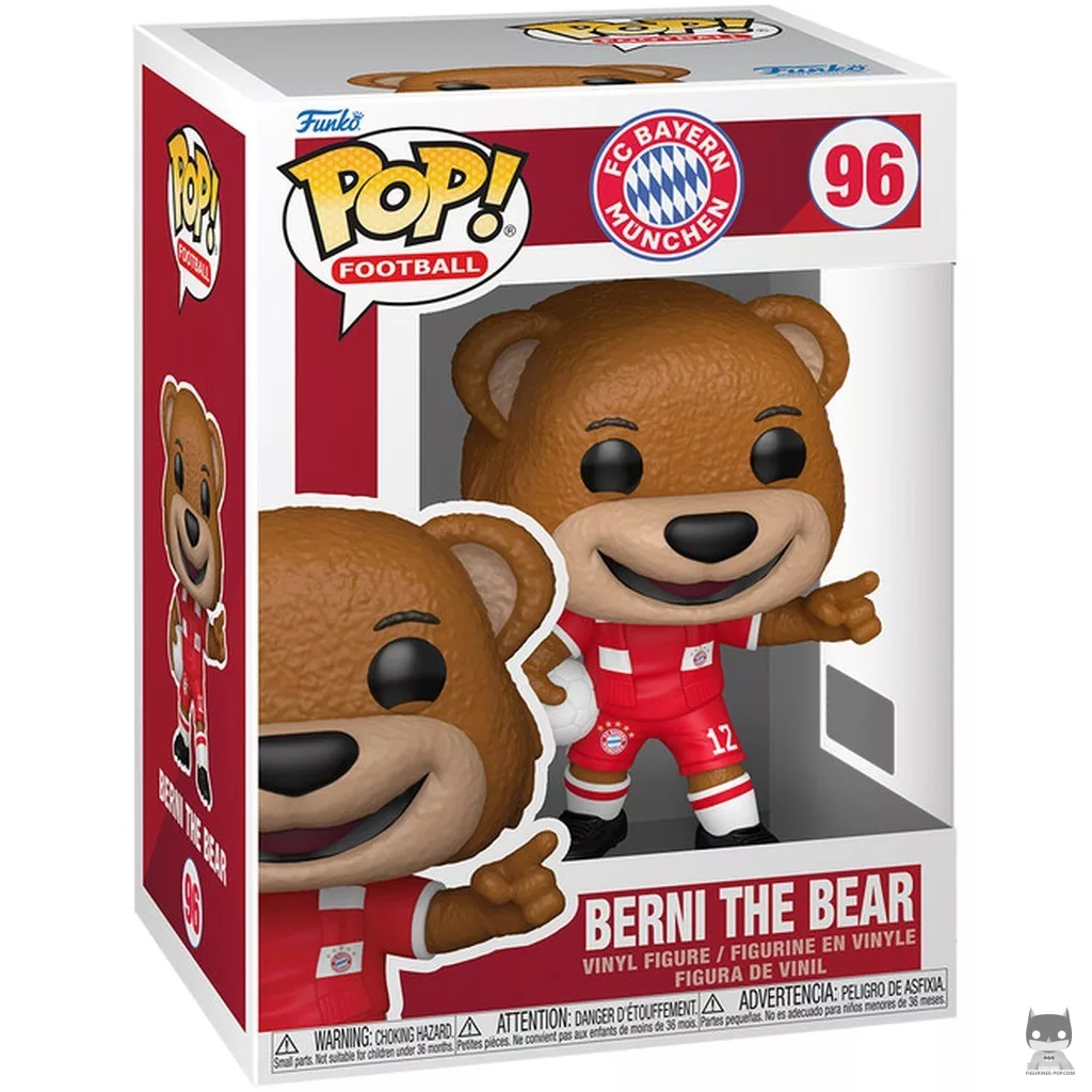 Figurine Funko POP Berni l’ours (Bayern Munich) avec boîte