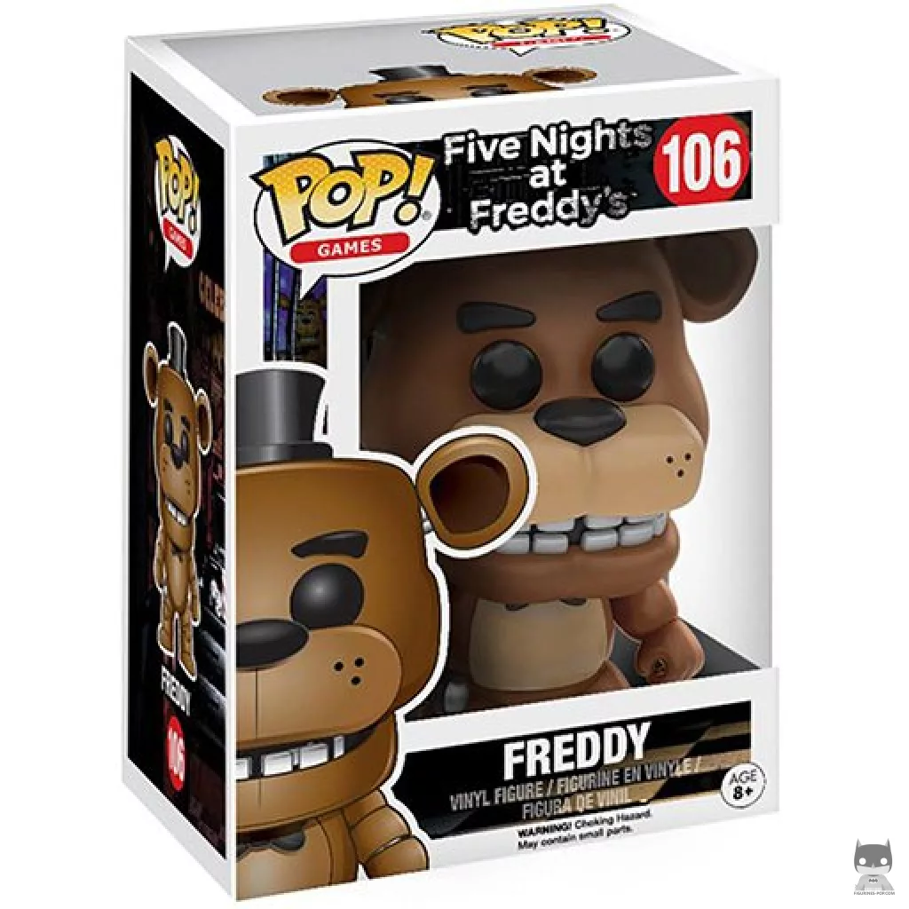 Figurine Funko POP Freddy Fazbear avec boîte