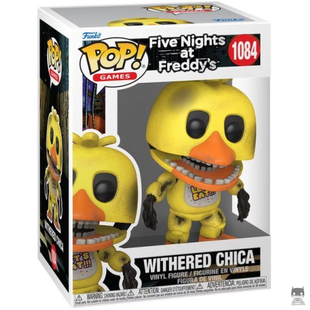 Figurine Funko POP Withered Chica avec boîte