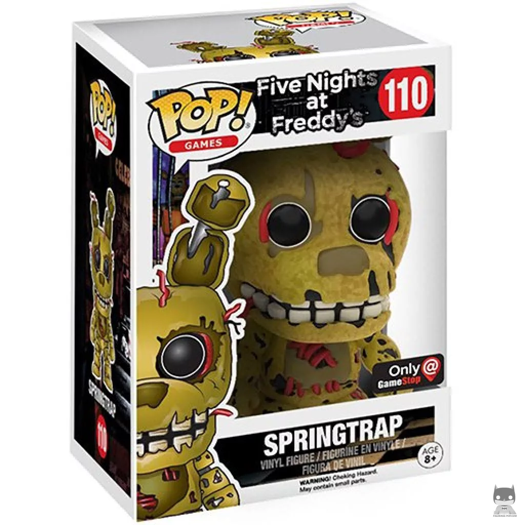 Figurine Funko POP Springtrap (Flocked) avec boîte