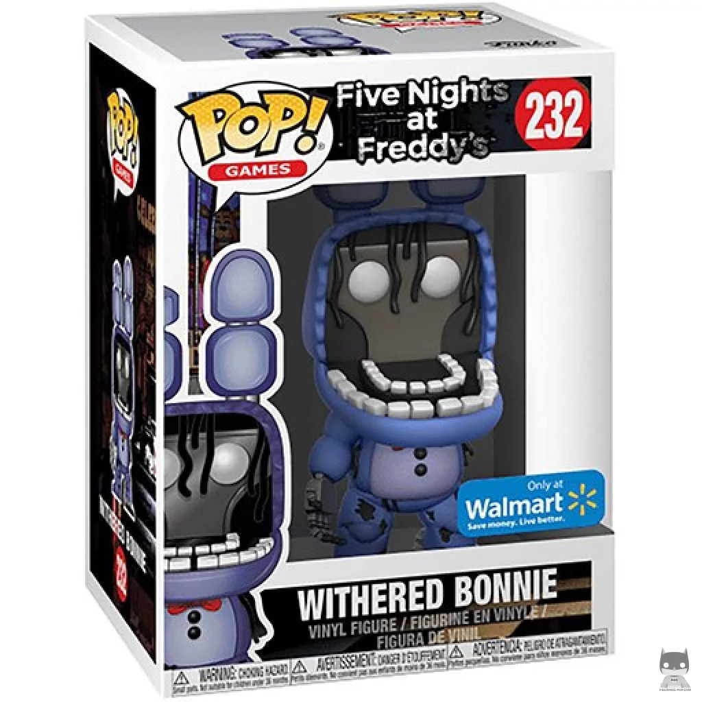 Figurine Funko POP Withered Bonnie avec boîte