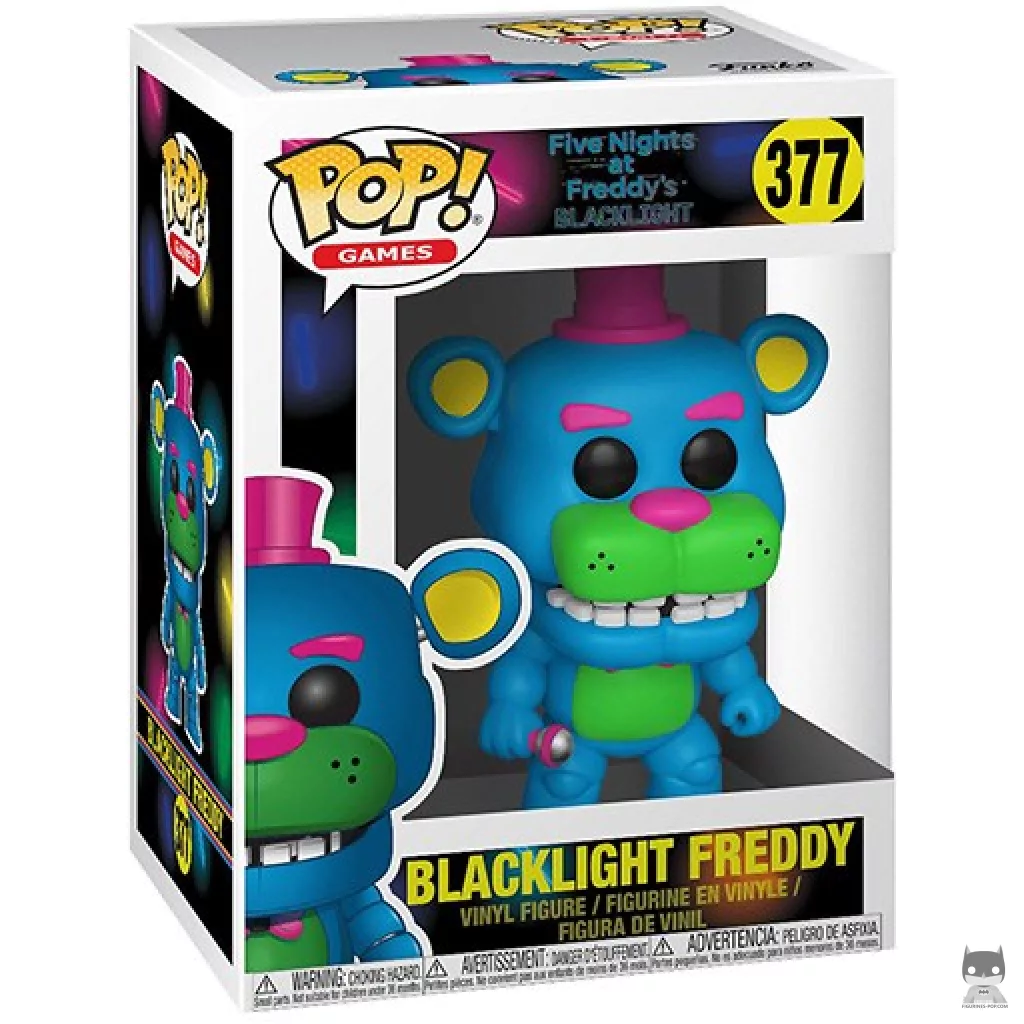 Figurine Funko POP Freddy Fazbear (Blacklight) avec boîte