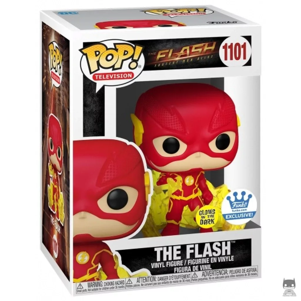 Figurine Funko POP The Flash (Glow in the Dark) avec boîte