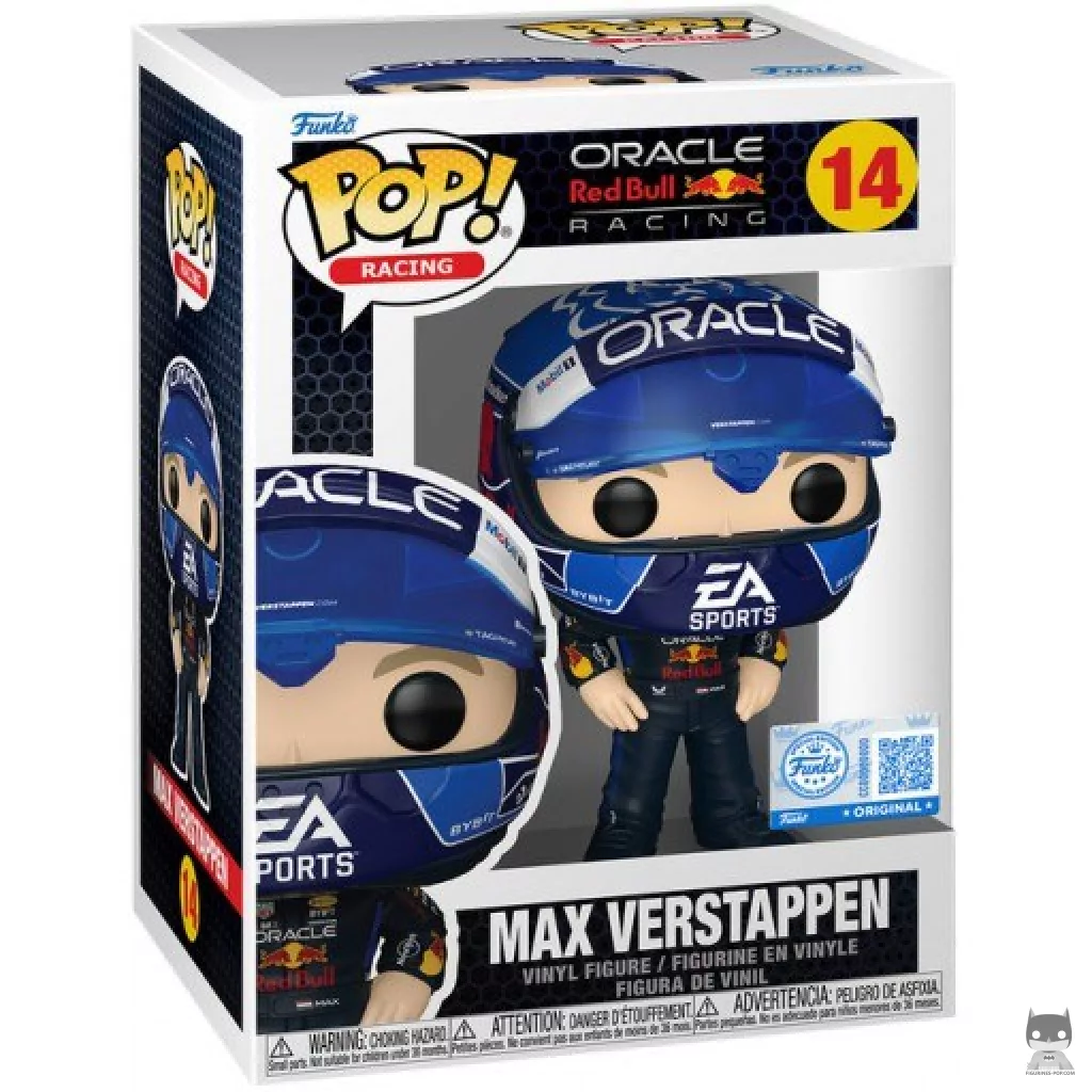 Figurine Funko POP Max Verstappen avec Casque USA avec boîte