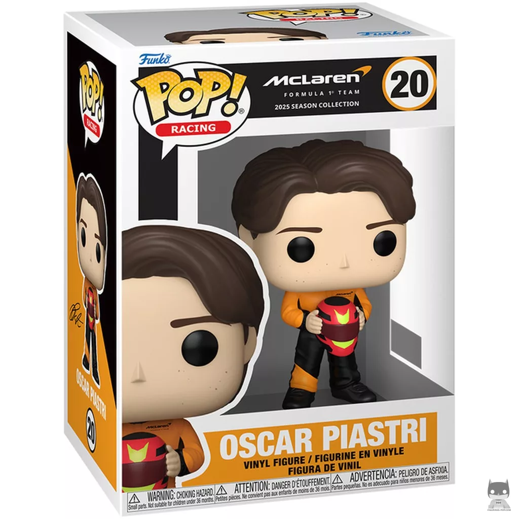 Figurine Funko POP Oscar Piastri avec boîte