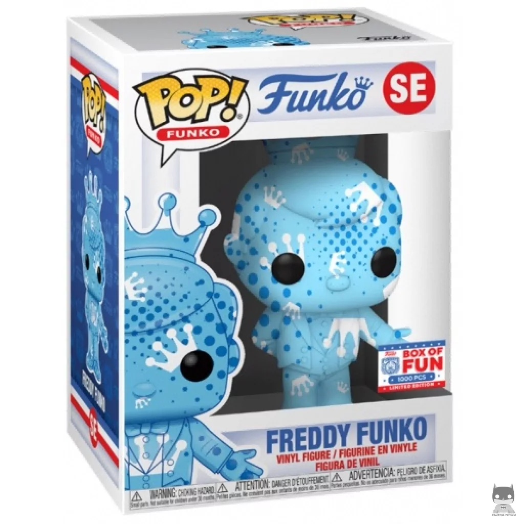 Figurine Funko POP Freddy Funko (Bleu) avec boîte