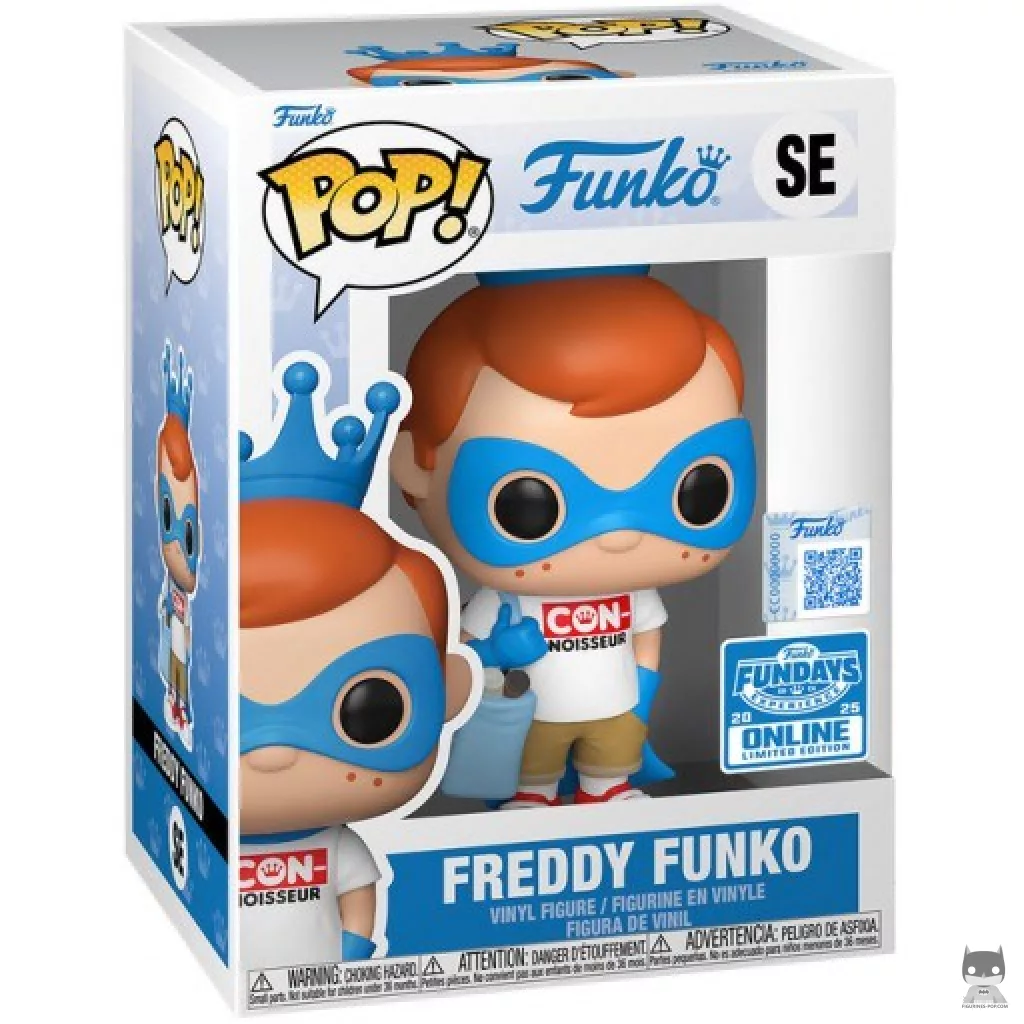 Figurine Funko POP Freddy Funko (Con-Noisseur T-Shirt) avec boîte