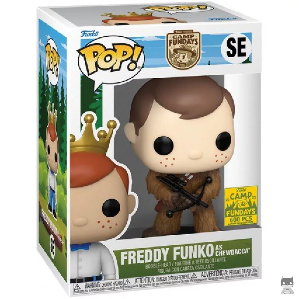 Figurine Funko POP Freddy Funko en Chewbacca avec boîte