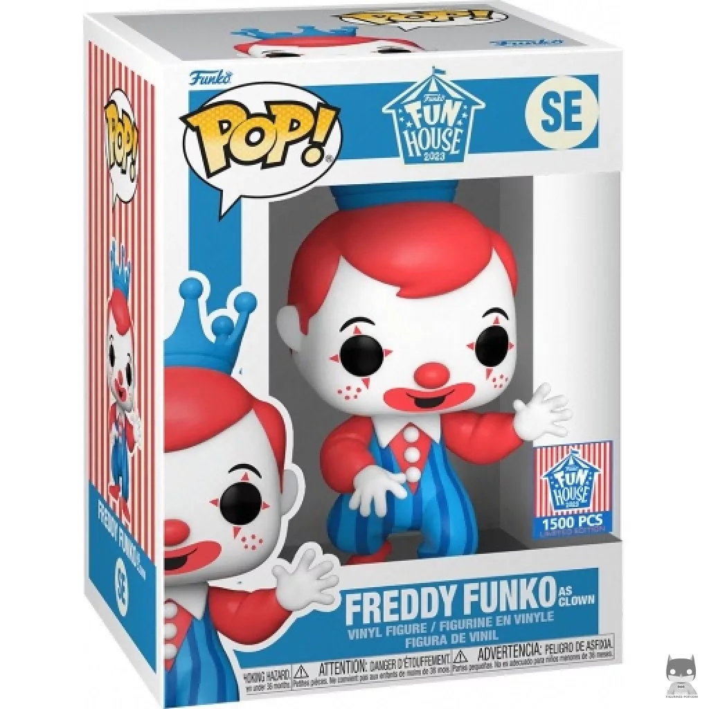 Figurine Funko POP Freddy Funko en Clown avec boîte