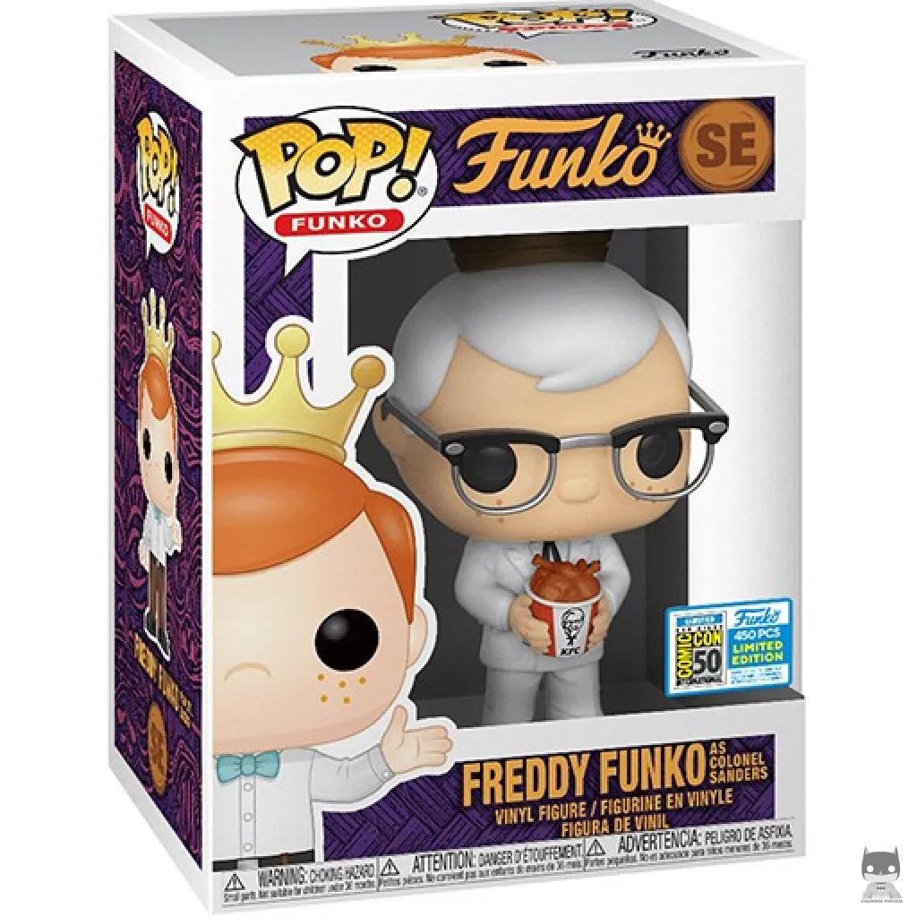 Figurine Funko POP Freddy Funko en Colonel Sanders avec boîte