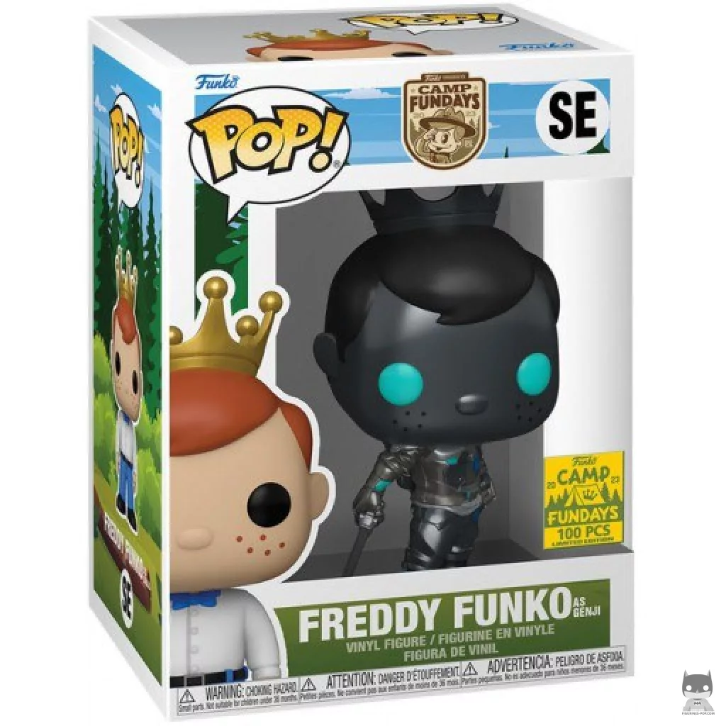 Figurine Funko POP Freddy Funko en Genji (Noir) avec boîte