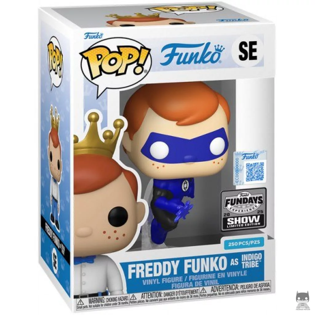 Figurine Funko POP Freddy Funko en Indigo Tribe avec boîte