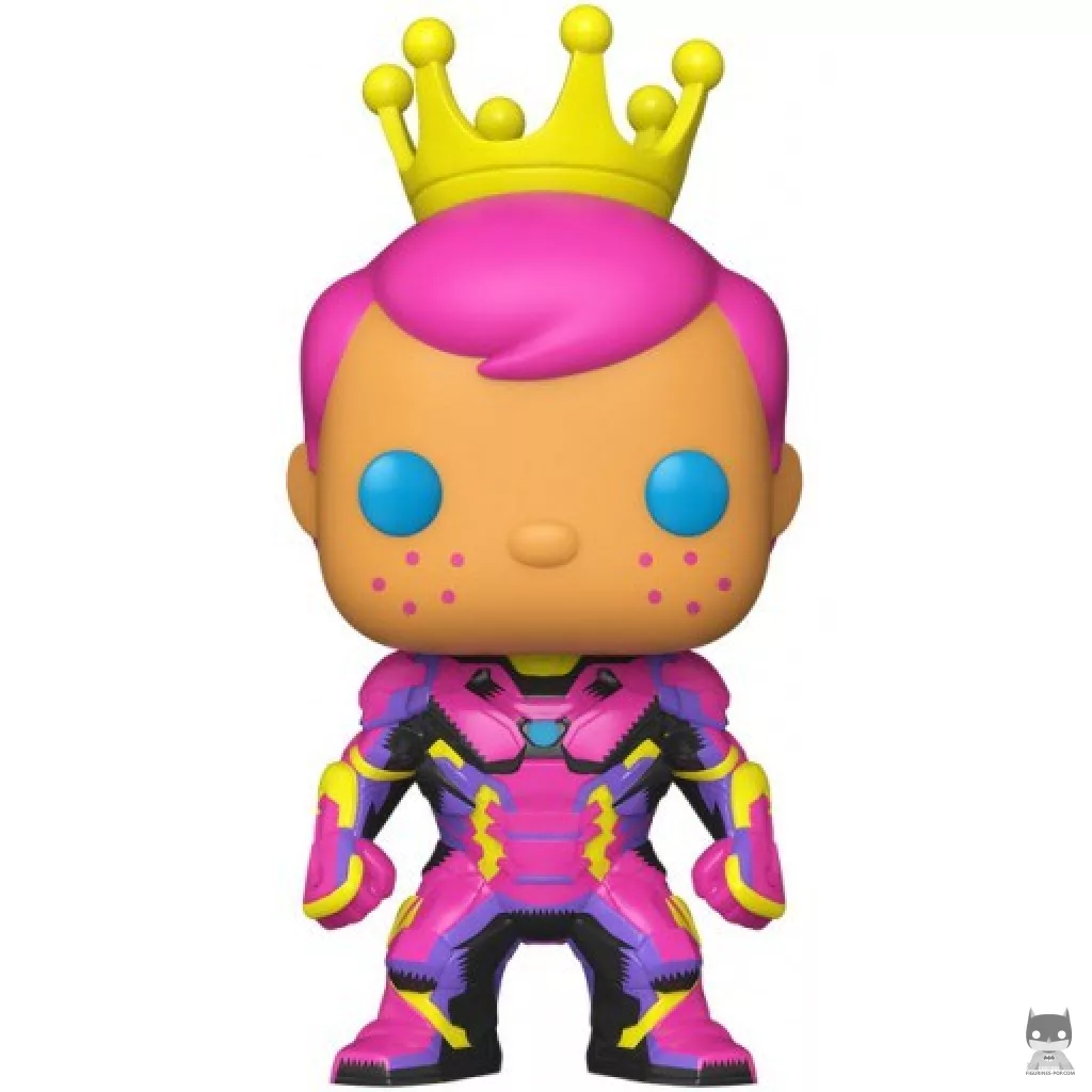 Figurine Funko POP Freddy Funko en Iron Man (Black Light) (Freddy Funko)