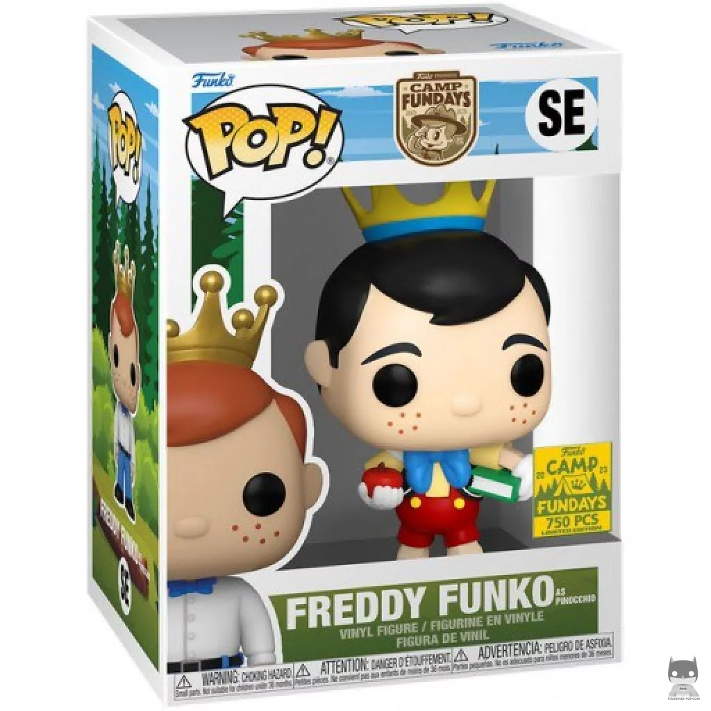 Figurine Funko POP Freddy Funko en Pinocchio avec boîte