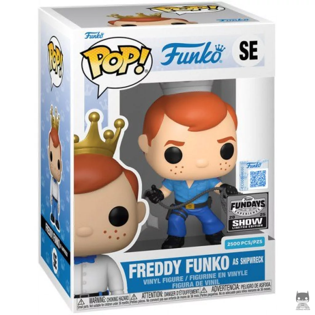Figurine Funko POP Freddy Funko en Shipwreck avec boîte