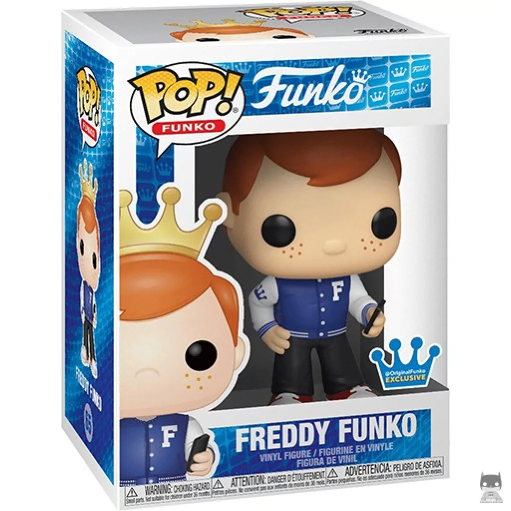 Figurine Funko POP Freddy Funko en Social Media Téléphone avec boîte