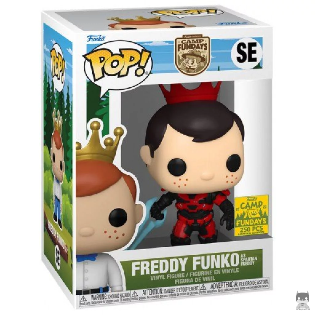 Figurine Funko POP Freddy Funko en Spartan Freddy avec boîte
