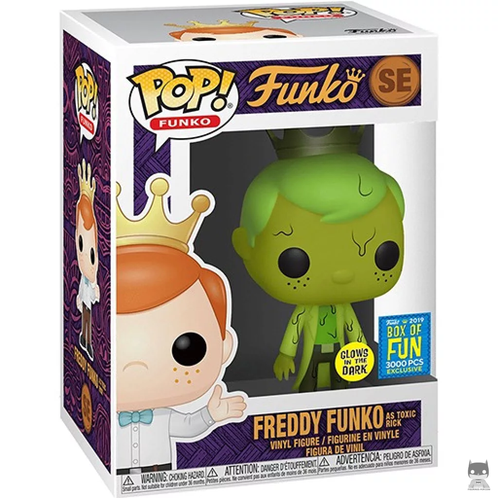 Figurine Funko POP Freddy Funko en Toxic Rick avec boîte