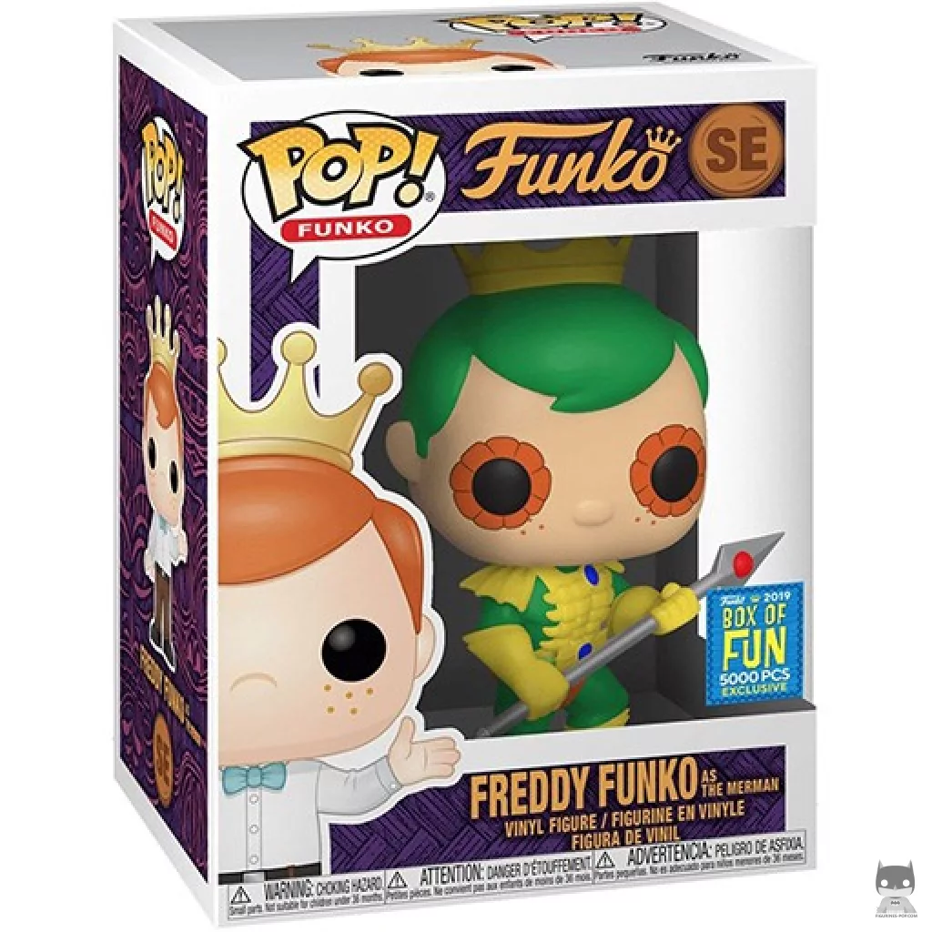 Figurine Funko POP Freddy Funko en Triton avec boîte