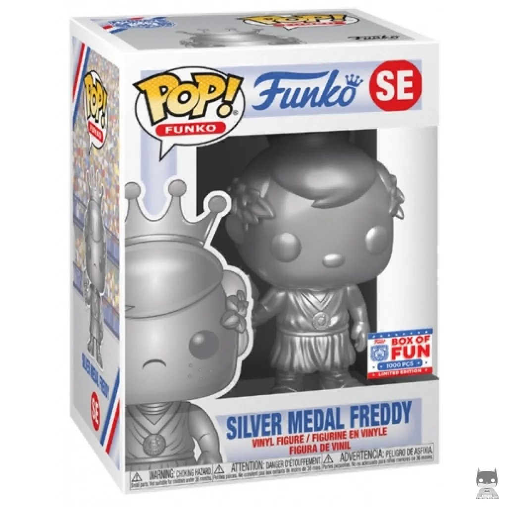 Figurine Funko POP Freddy Médaille d'Argent avec boîte