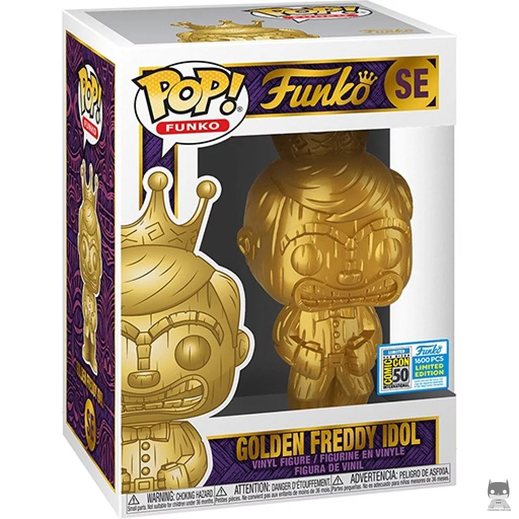 Figurine Funko POP Golden Freddy Idol avec boîte