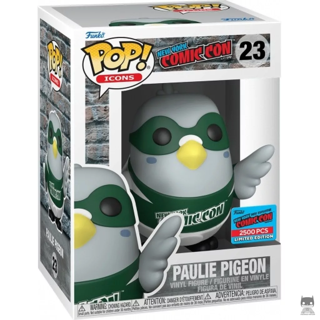 Figurine Funko POP Paulie Pigeon (NYCC Convention d'Automne 2021) avec boîte