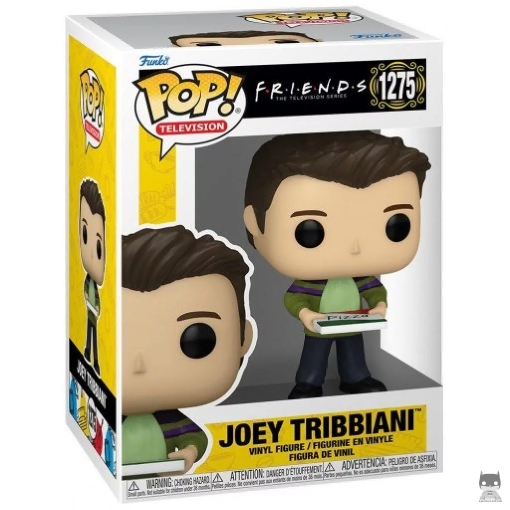 Figurine Funko POP Joey Tribbiani avec Pizza avec boîte