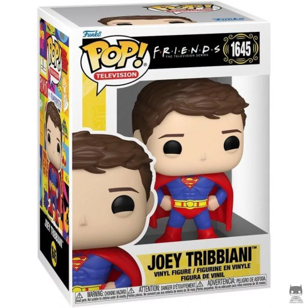 Figurine Funko POP Joey Tribbiani (Costume Superman) avec boîte