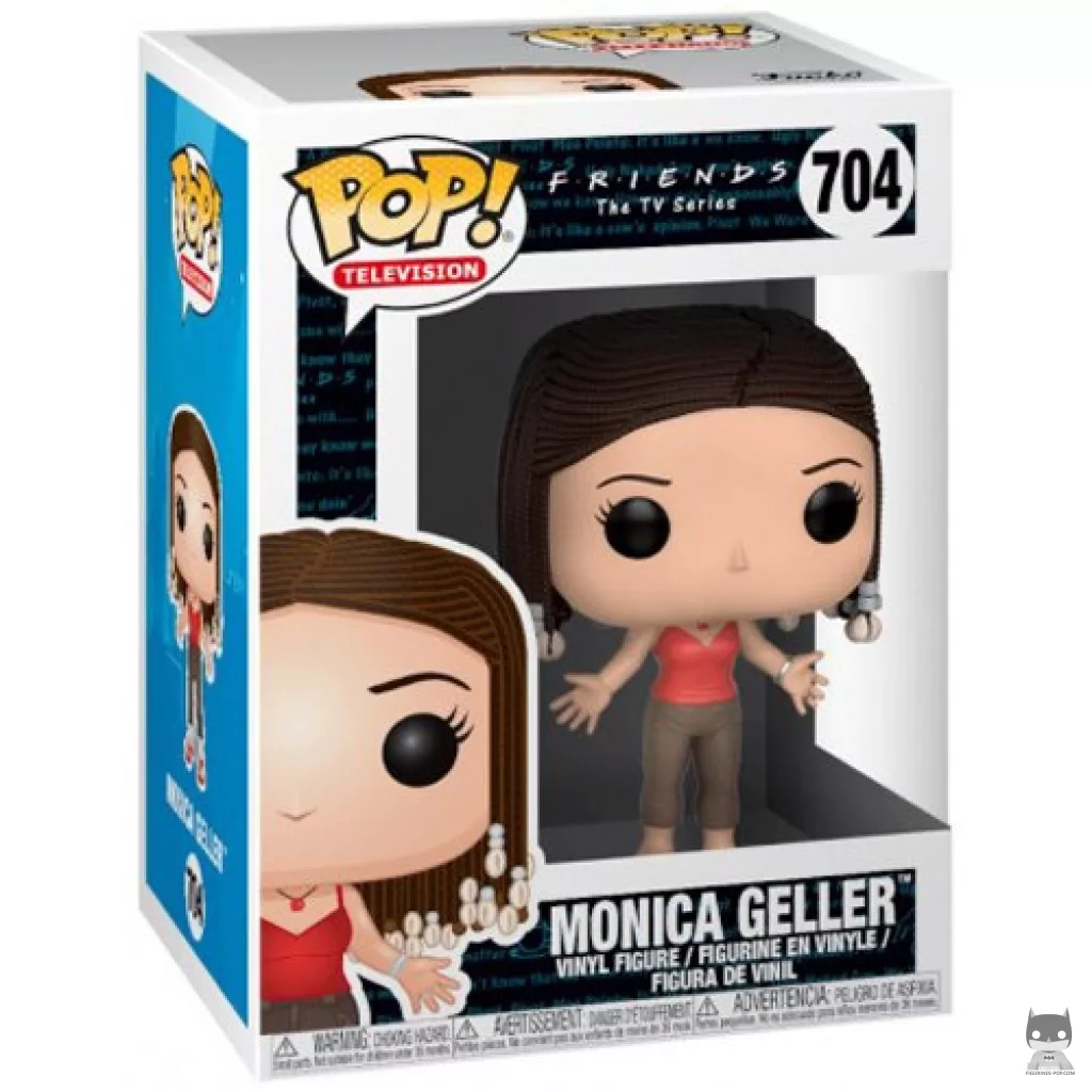Figurine Funko POP Monica Geller (avec des tresses) avec boîte