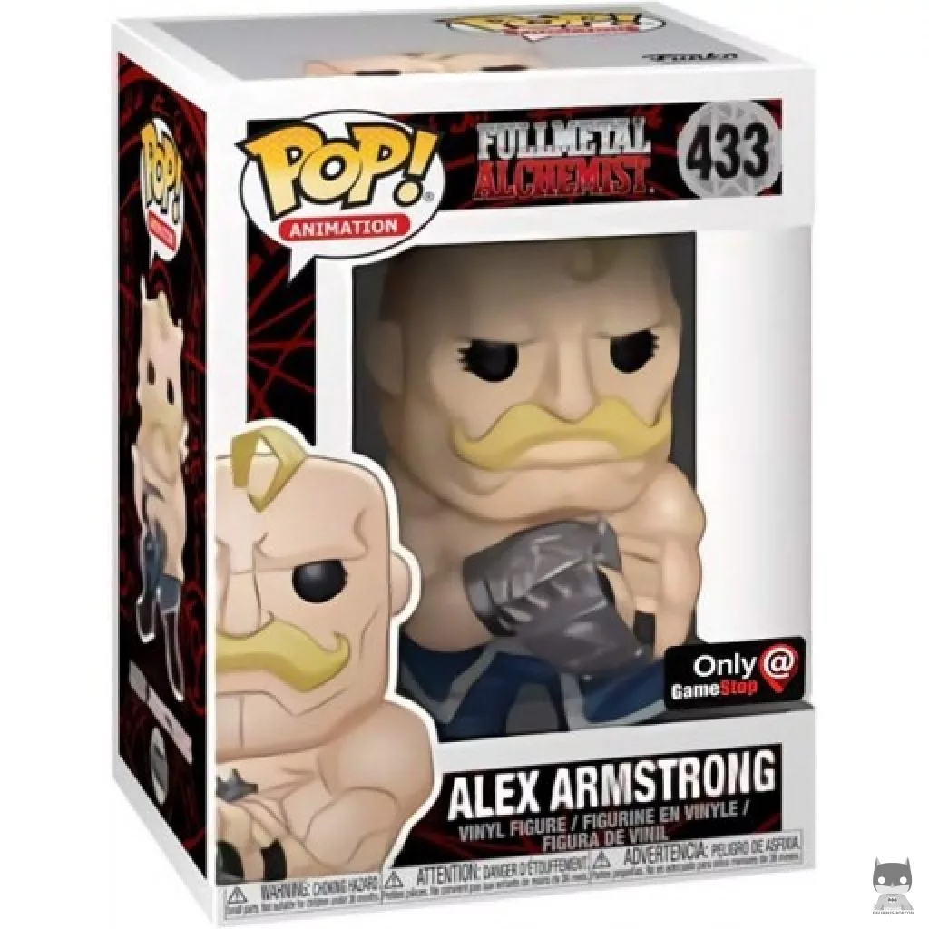 Figurine Funko POP Alex Armstrong avec boîte