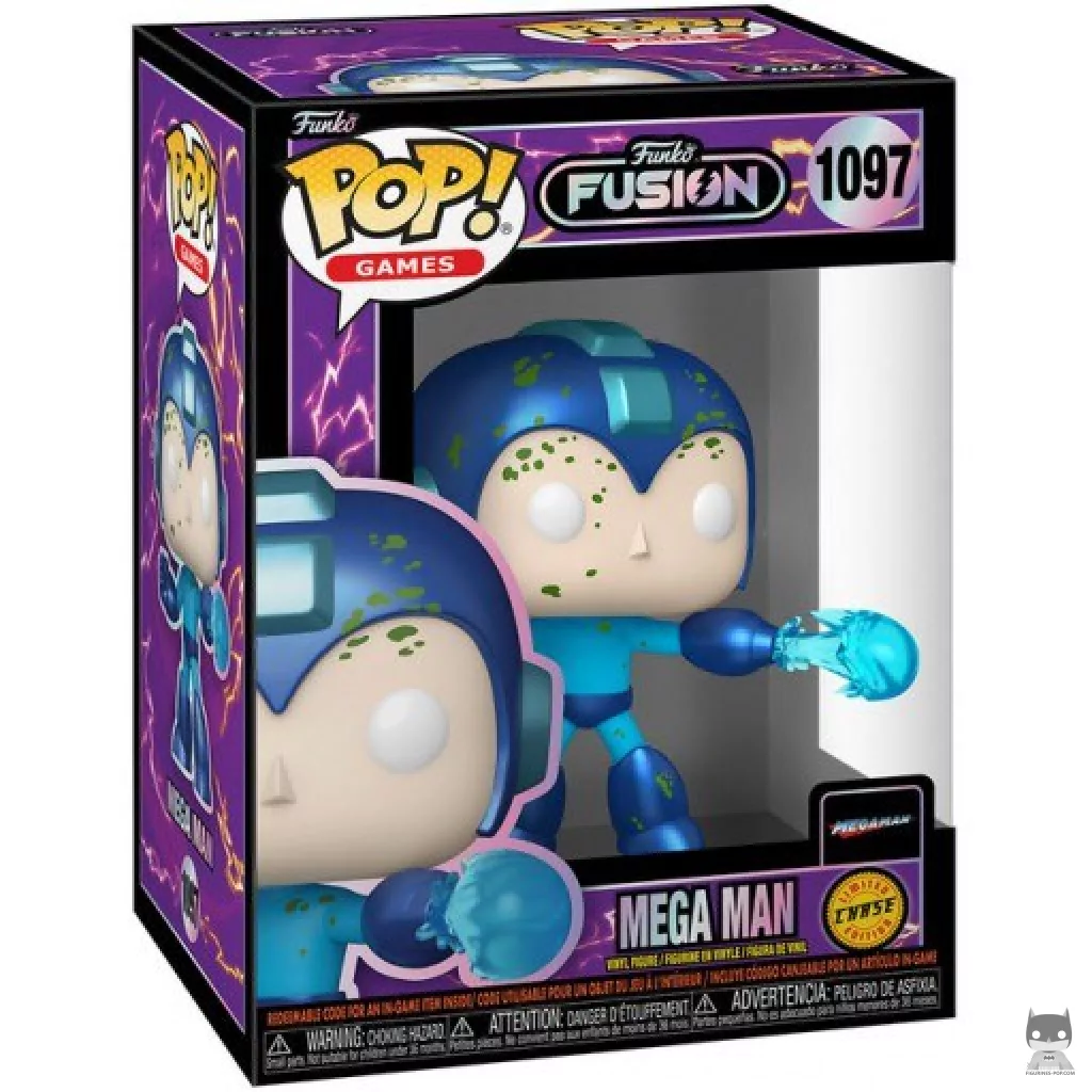 Figurine Funko POP Mega Man (Chase) avec boîte