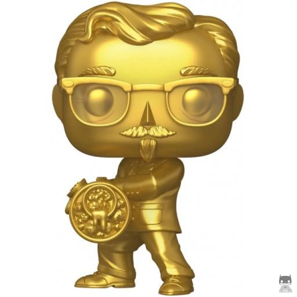 Figurine Funko POP Colonel Sanders avec Lance-Nuggets (Chase & Gold) (Funko Fusion)