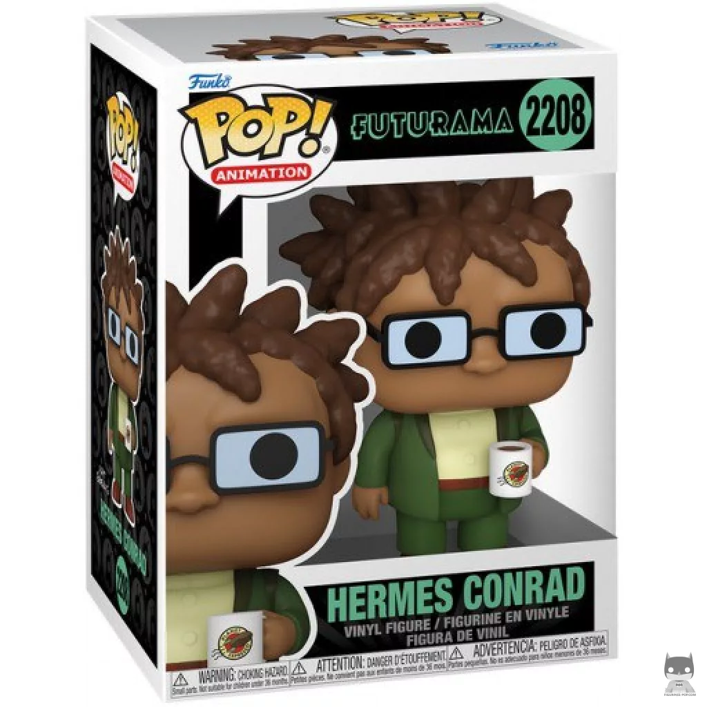 Figurine Funko POP Hermes Conrad avec boîte