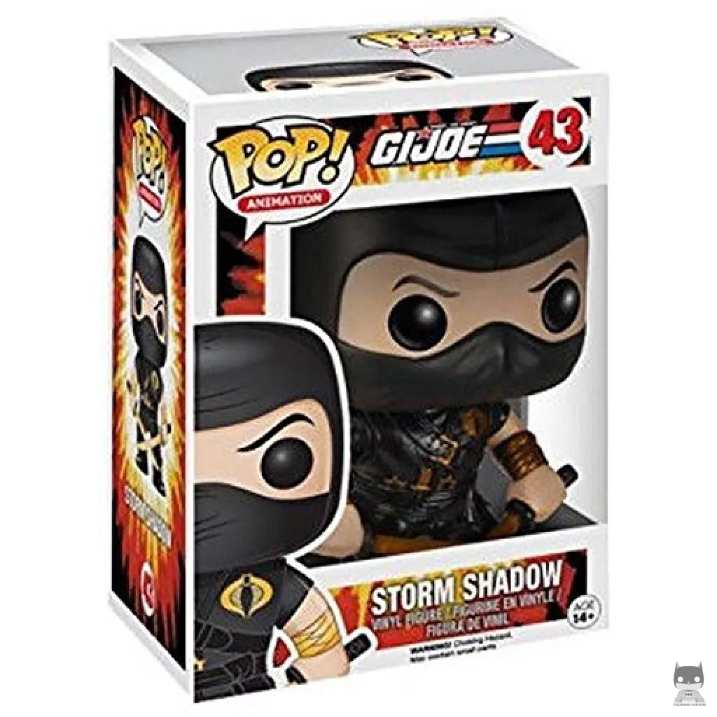 Figurine Funko POP Storm Shadow (Noir) avec boîte