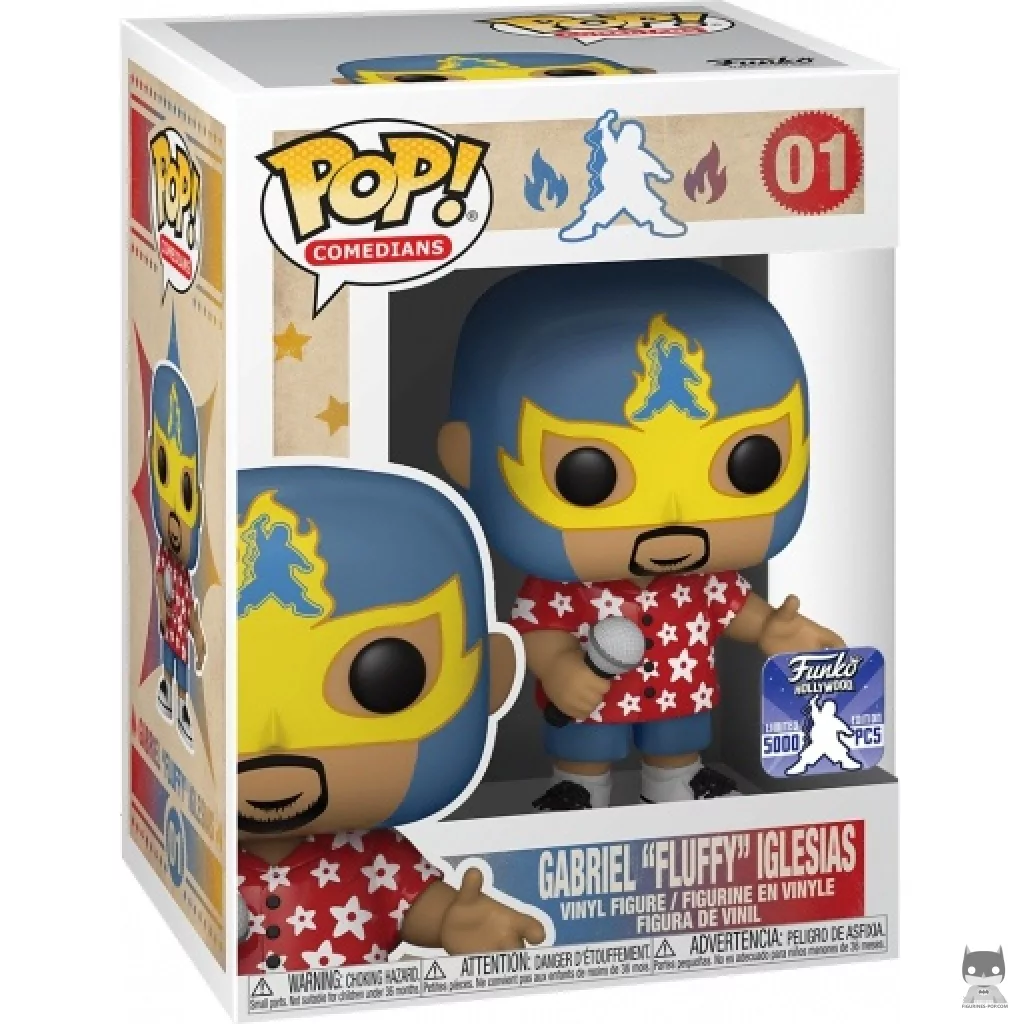 Figurine Funko POP Gabriel "Fluffy" Iglesias (Hollywood) avec boîte