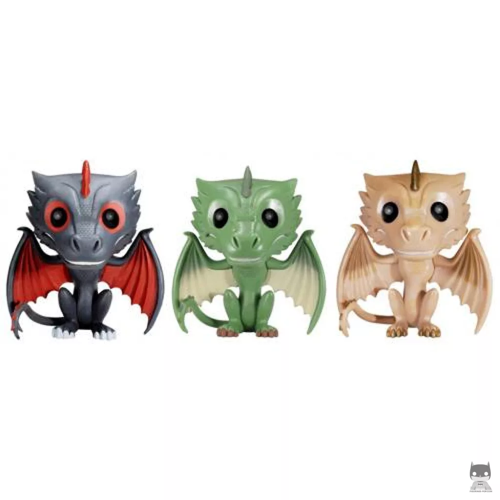 Figurine Funko POP Drogon, Rhaegal & Viserion (Game of Thrones)