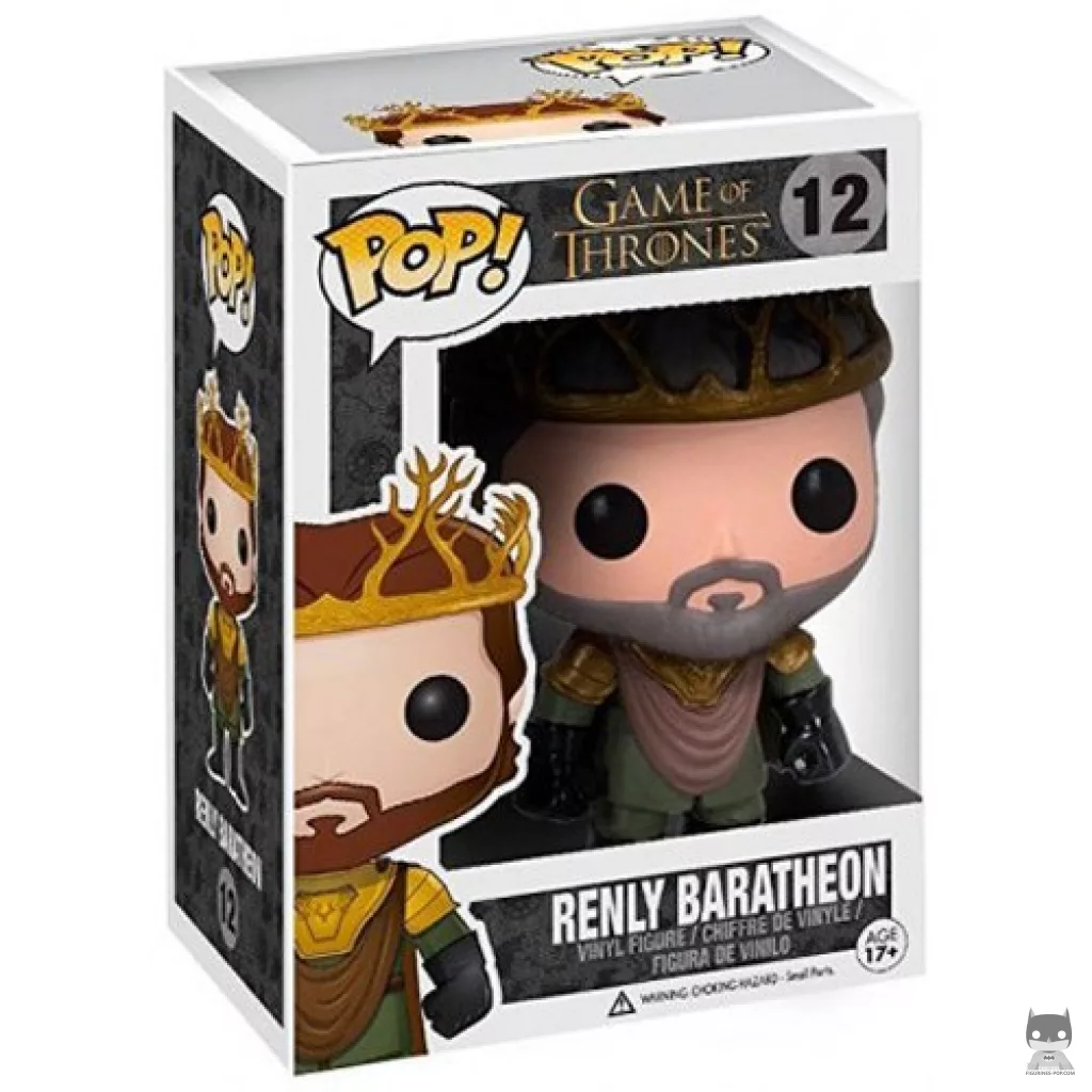 Figurine Funko POP Renly Baratheon avec boîte