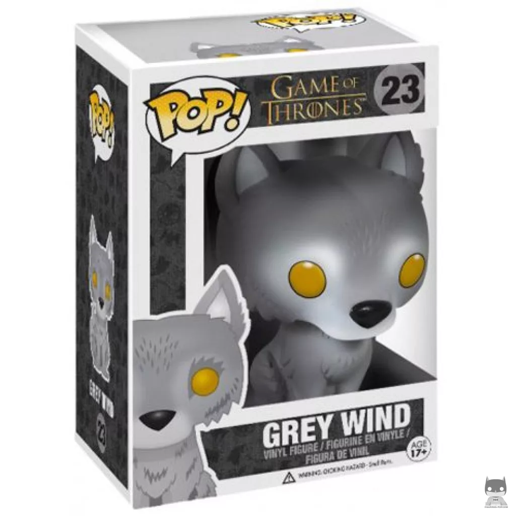 Figurine Funko POP Vent Gris avec boîte