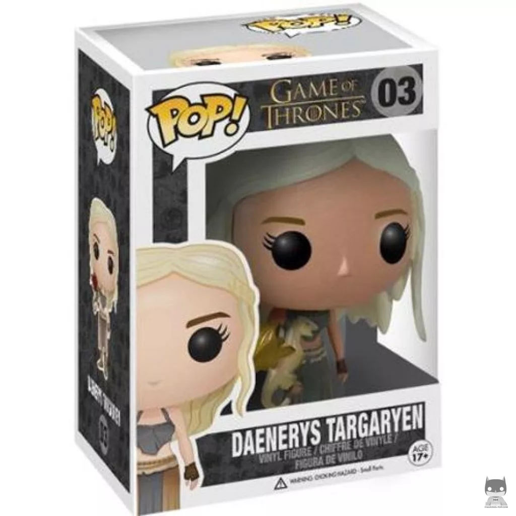 Figurine Funko POP Daenerys (Dragon Doré) avec boîte