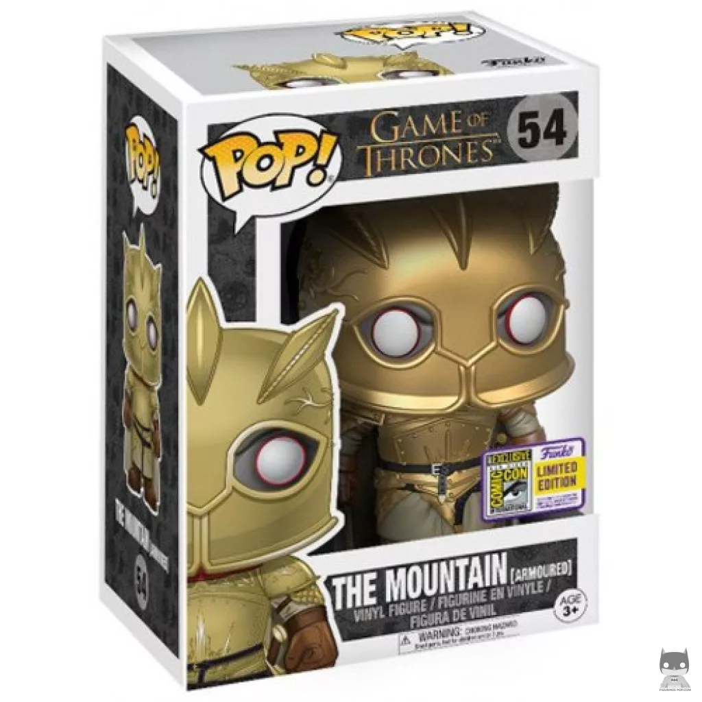 Figurine Funko POP Gregor "The Mountain" Clegane (Doré) avec boîte