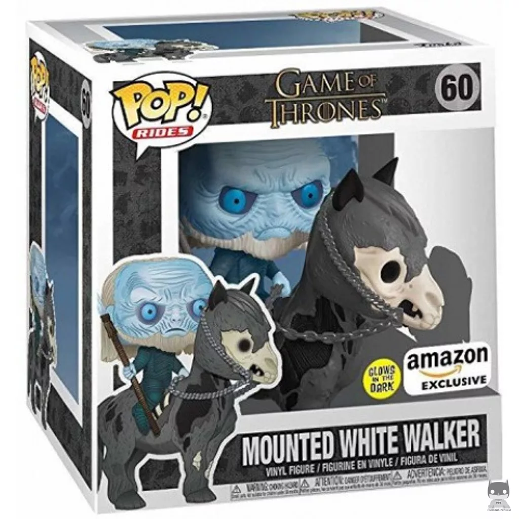 Figurine Funko POP Marcheur Blanc sur Cheval (Glow in the Dark) avec boîte